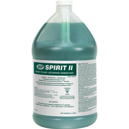 Zep Spirit II 4L, 4 Per Case